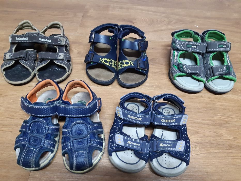 Sandálias Geox, Timberland e Naturnino, n 24 e 26
