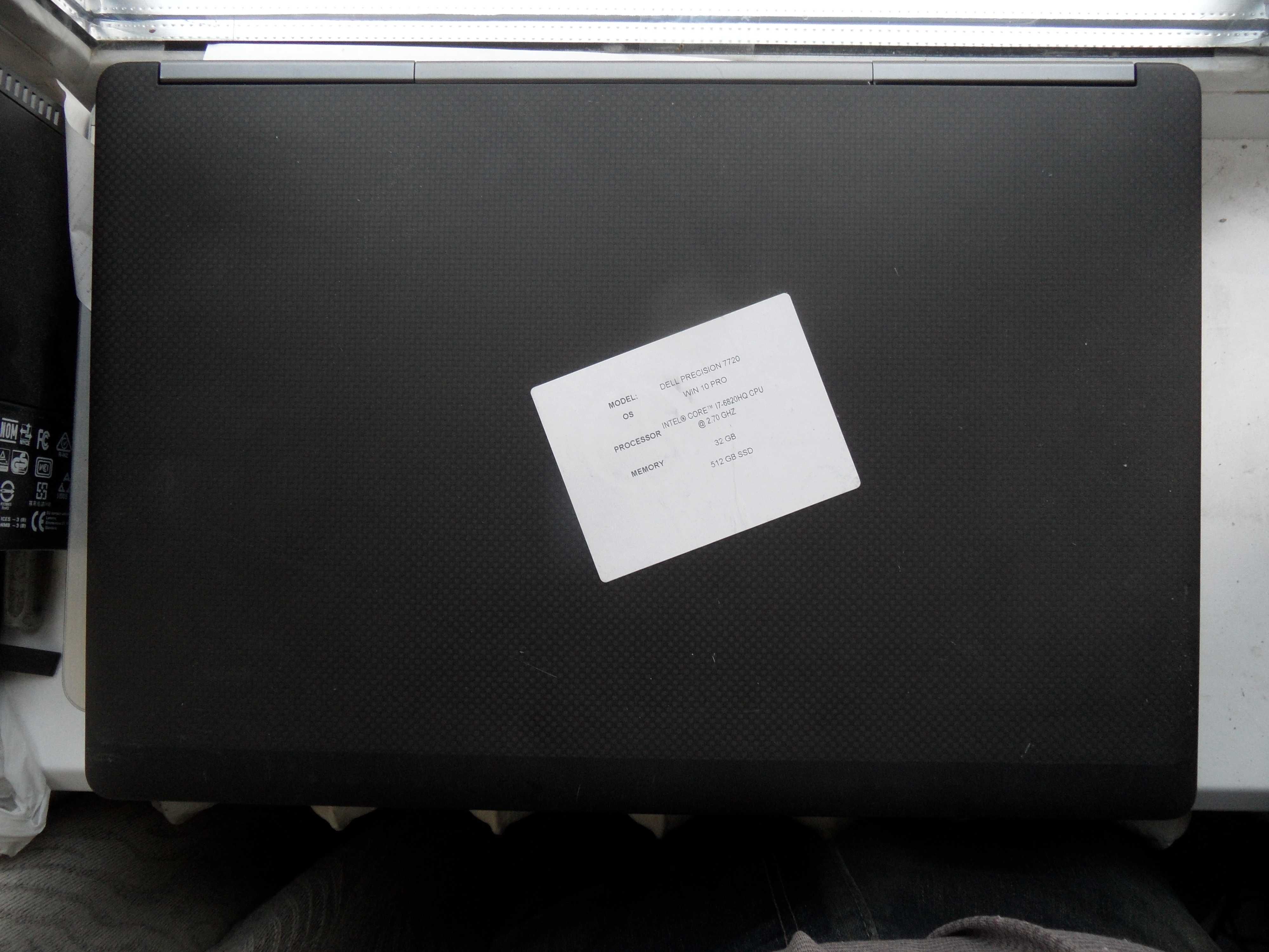 Dell  7720  i7-6820HQ 32Gb 512Gb SSD 1920х1080 IPS видео M1200 4Gb