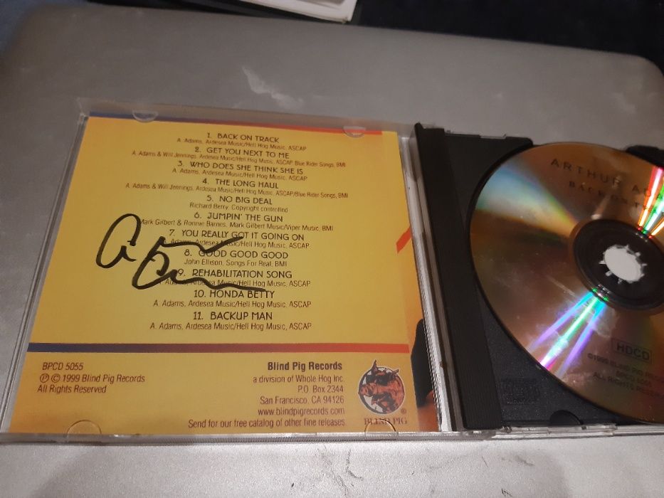 Arthur Adams - Back On Track (CD), z autografem