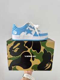 Кроссовки A BATHING APE BAPE STA Moonlight white/blue