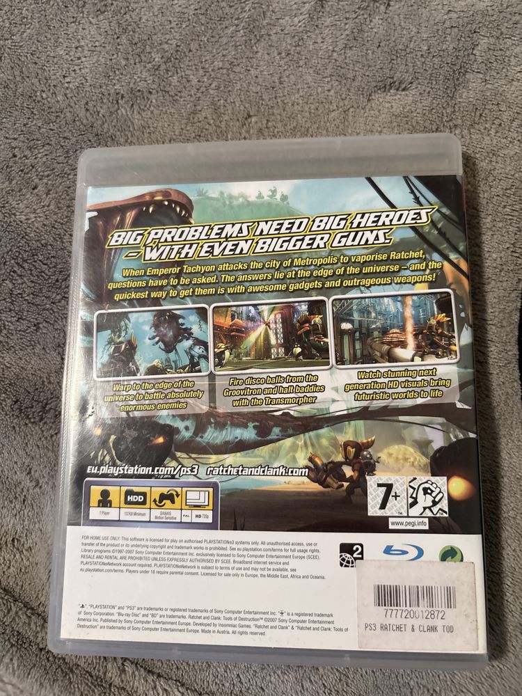 Gry na Play Station PS3 - 4 gry