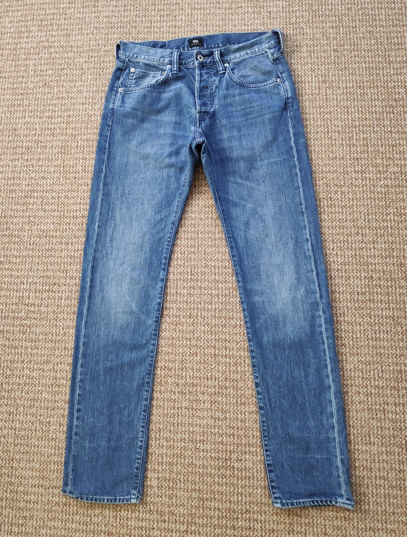 Edwin ed-55 джинсы regular tapered оригинал W30 L32 голубые