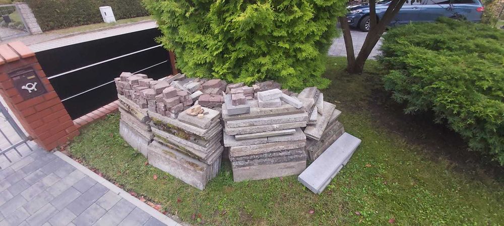 Kostka brukowa [16zl/mkw], bruk, polbruk gr. 6cm + Obrzeża