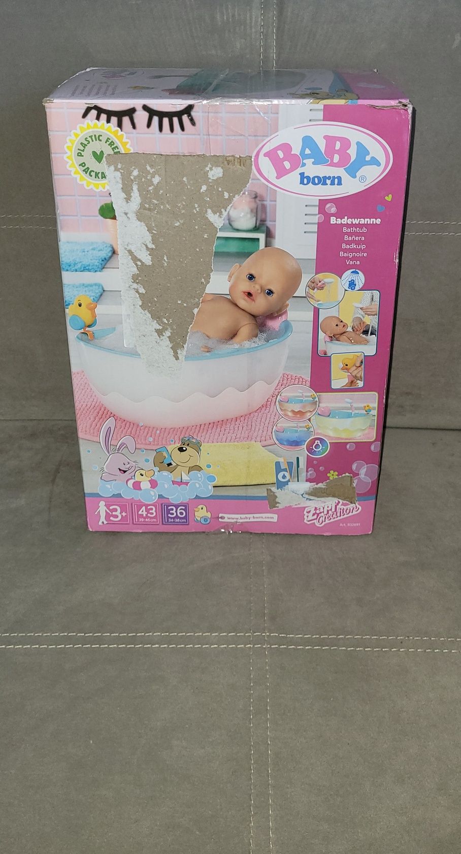 Zapf Creation Baby Born – Interaktywna Wanna do Kąpieli dla Lalek