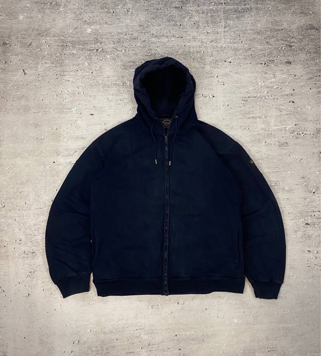 Paul Shark meska bluza rozpinana z kapturem granatowa