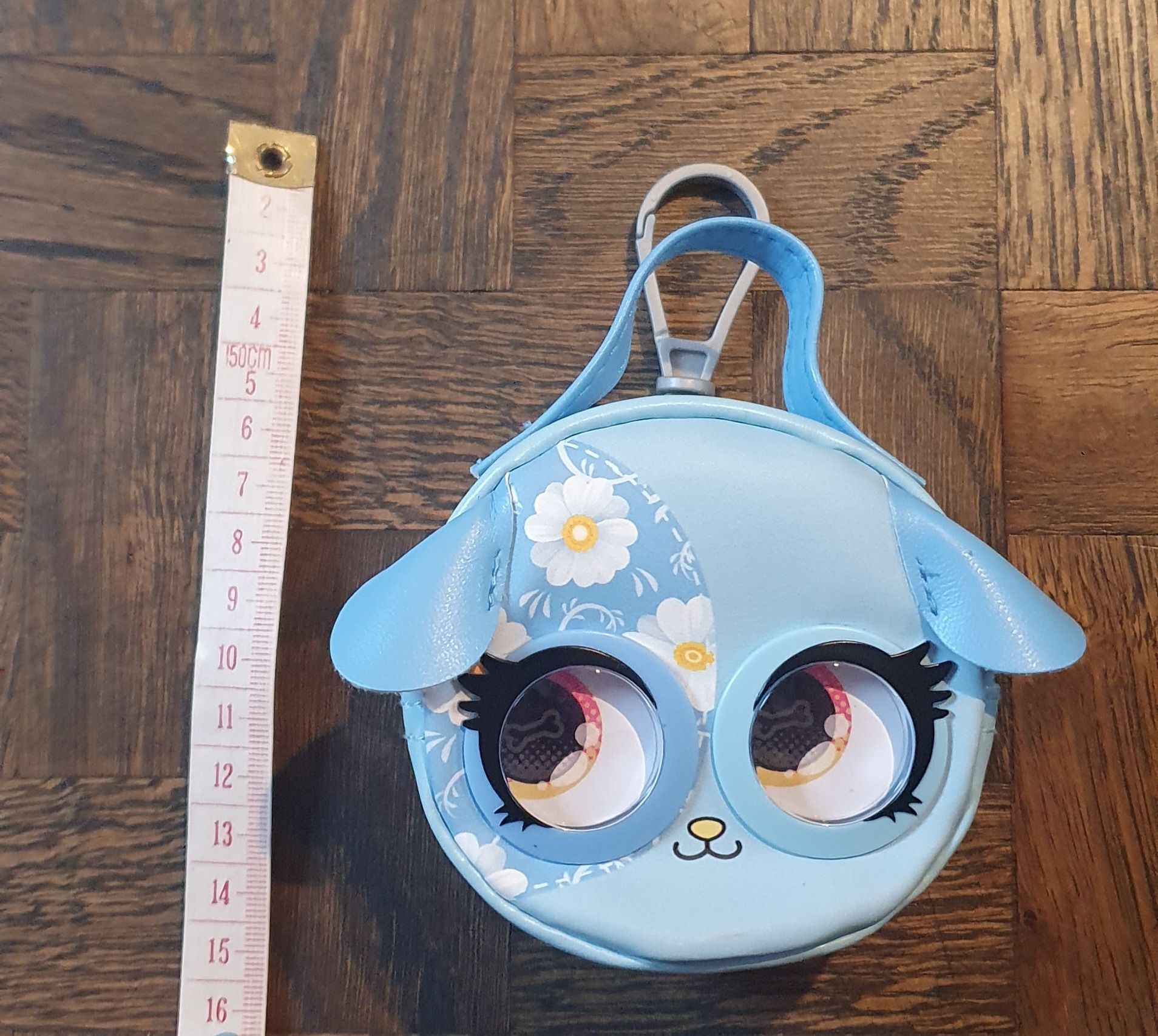 Purse Pets niebieski kotek, stan idealny