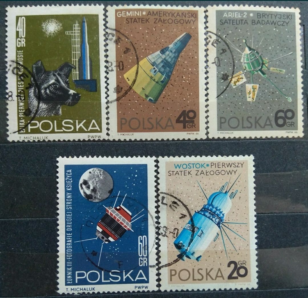 Марки 1963-1969 "Космос" Куба, СССР, Польша