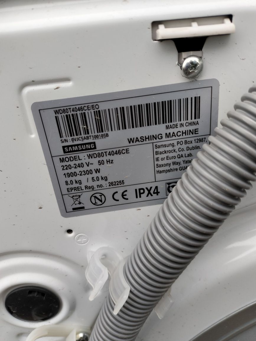 Pralko suszarka Samsung Eco bubble 8 kg części programator silnik itd