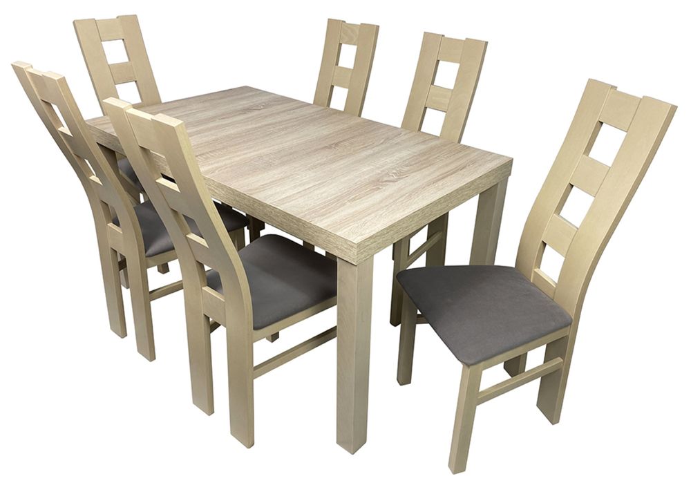 Stół Rozkładany + 6 Krzeseł! SUPER OFERTA! Bogaty Wybór Mebli