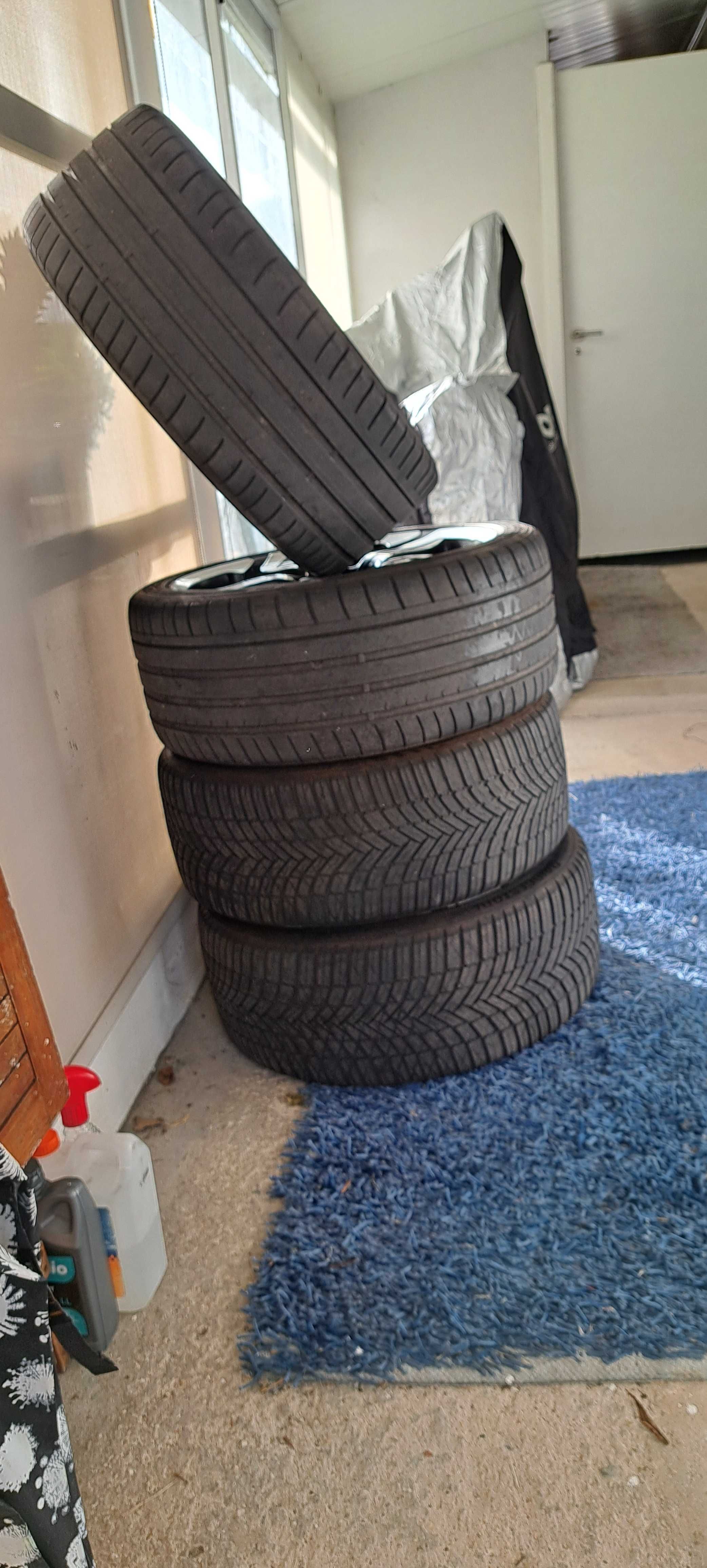 Jantes Dotz 19'' com pneus furação  Audi A6
