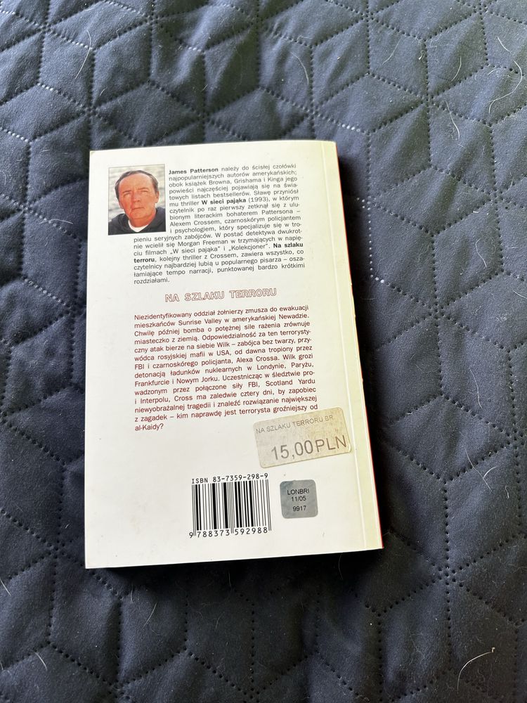 Na szlaku terroru / James Patterson