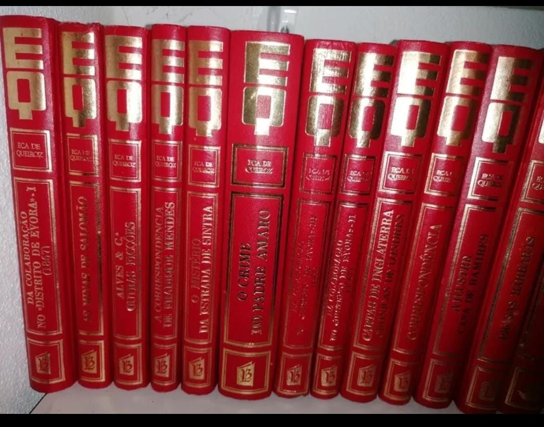 Colecção de livros de Eça de Queiroz