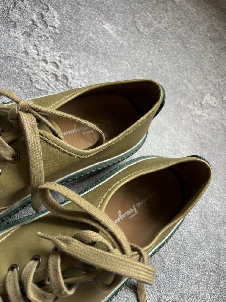Стильні Шкіряні Кеди Salvatore Ferragamo Оригінал