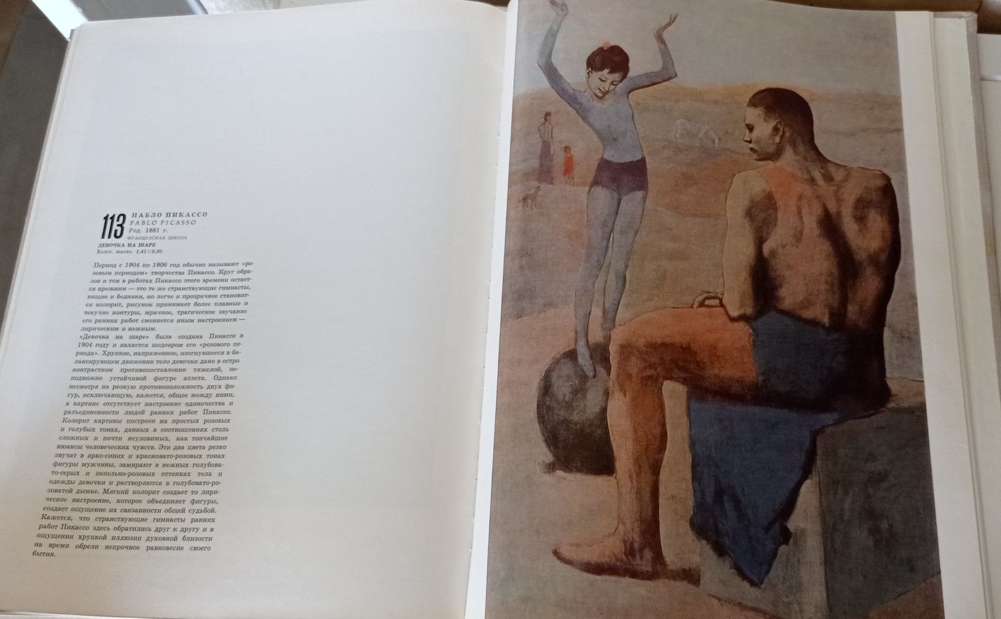 Большая книга альбом Западноевропейская живопись и скульптура. 1966