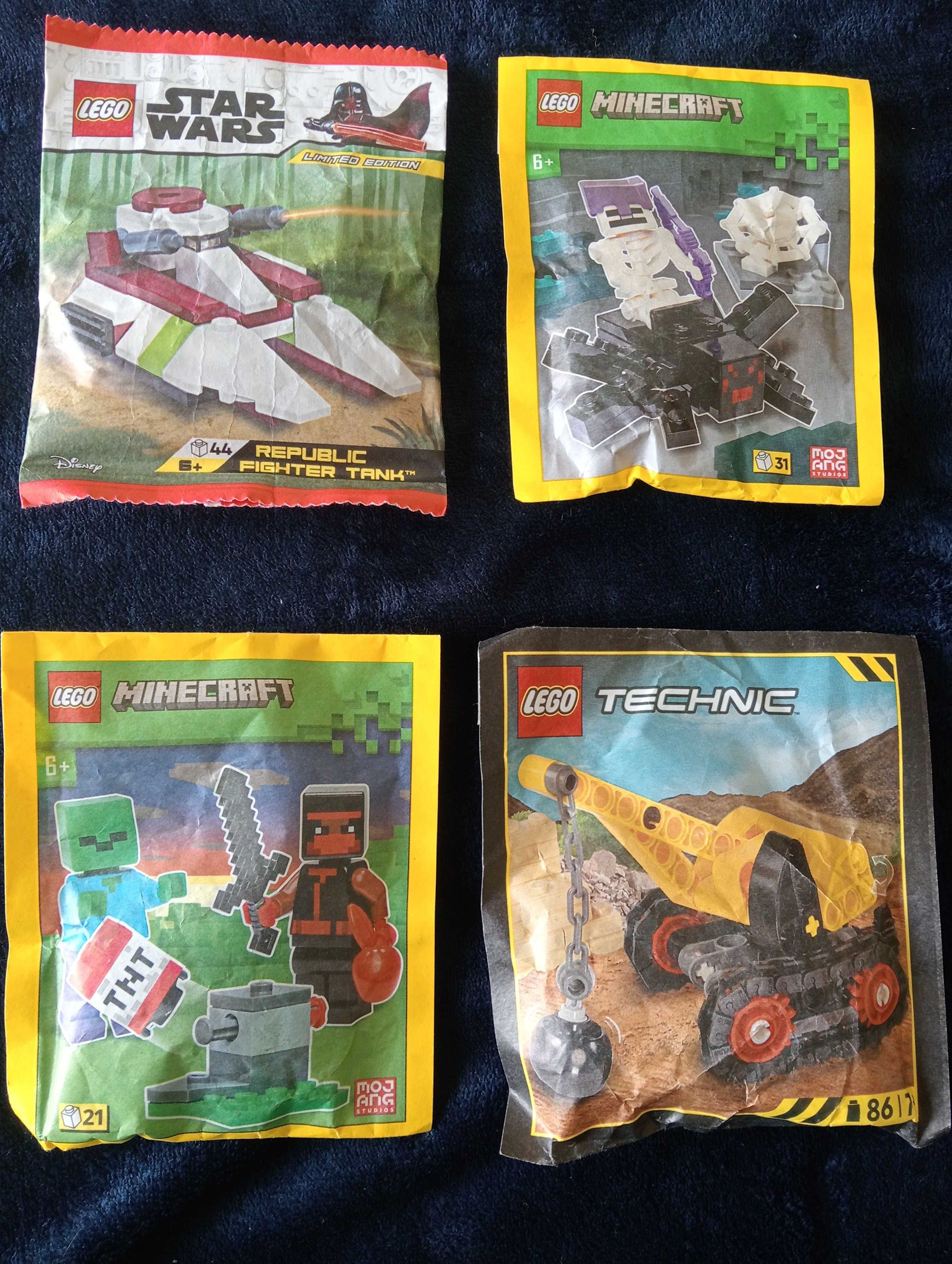 Figuras Lego ainda embaladas