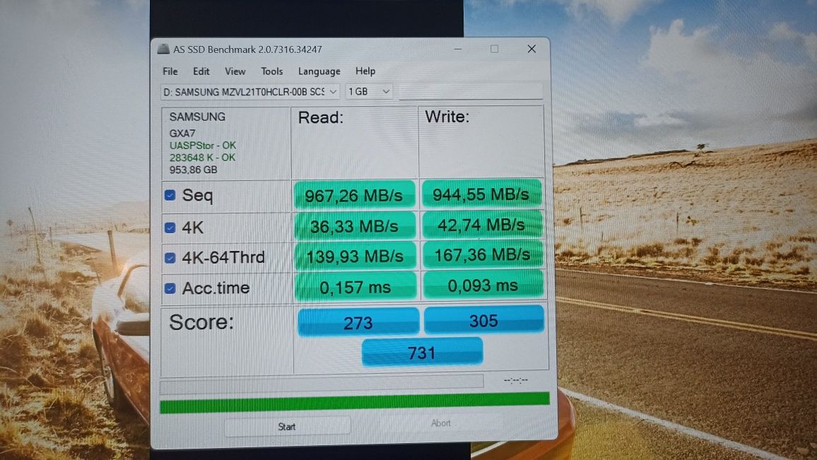 Dysk SSD Samsung PM9A1 1TB M.2 2280 PCI-E x4 Gen4 NVMe
