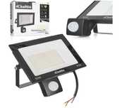 HALOGEN 50W naświetlacz CZUJNIK ruchu biały neutral zimny 6500K 1696