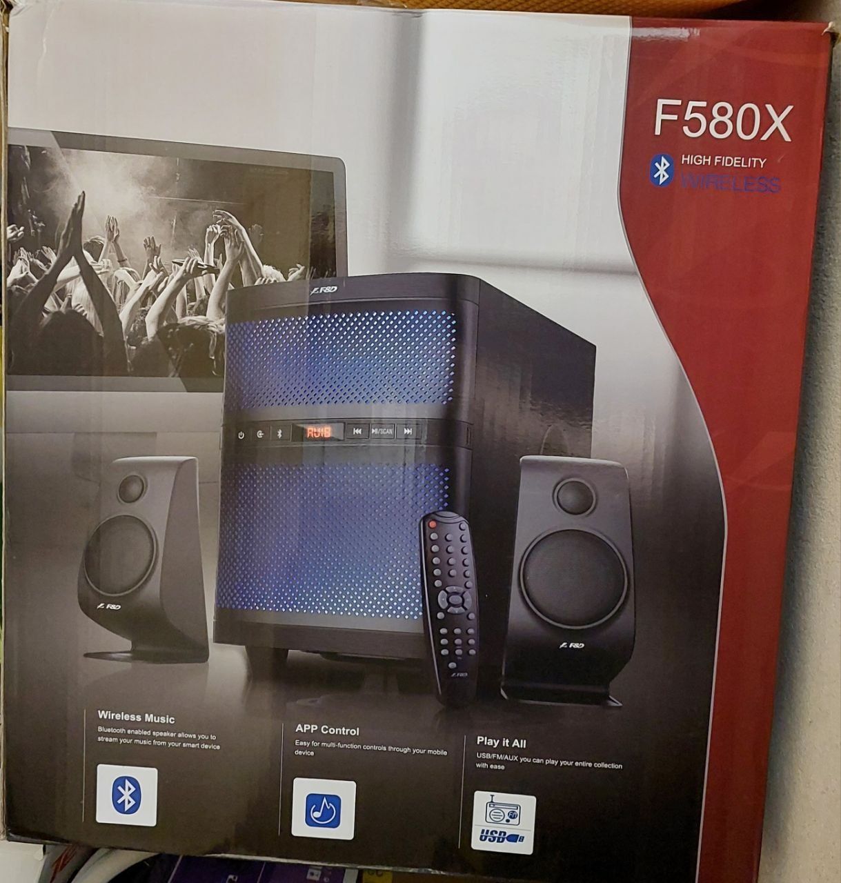 Акустична система F&D F580X Black 2.1