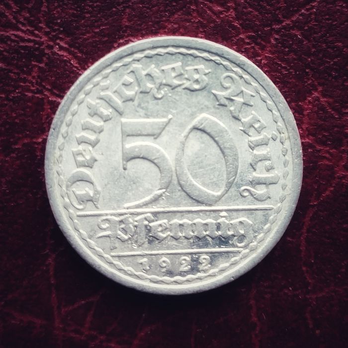 50 Pfenni gów z 1922 roku - Niemcy