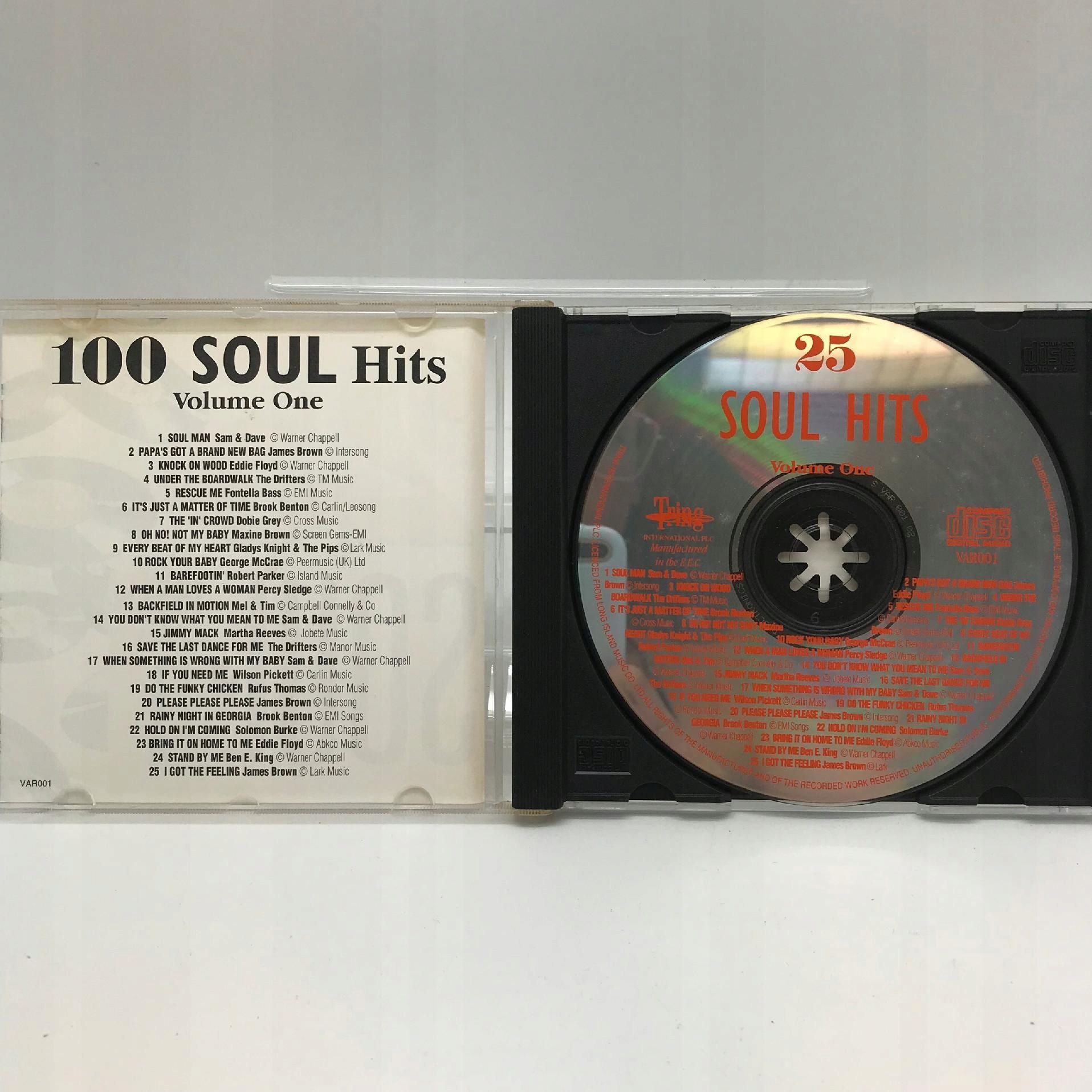 Cd - Various - 25 Soul Hits Volume 1 Składanka