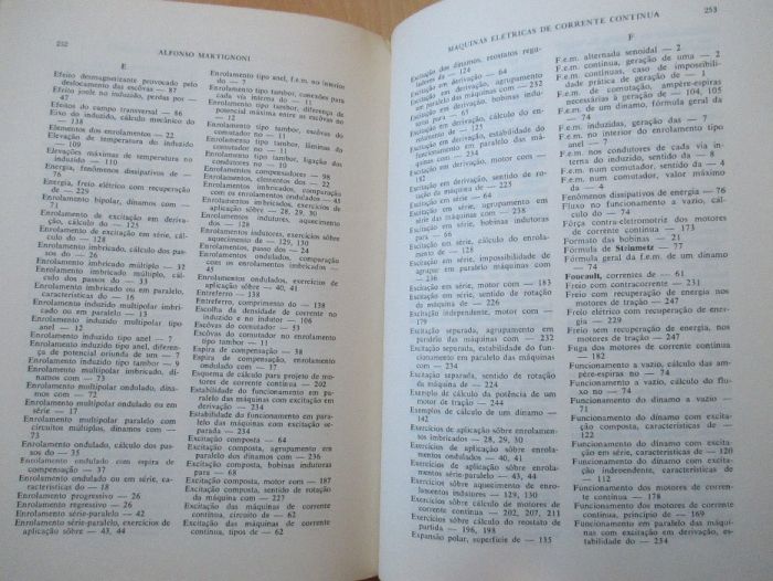 Máquinas Elétricas De Corrente Contínua // Alfonso Martignoni (1974)