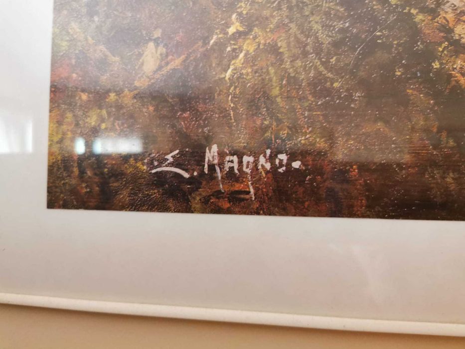 Quadros IKEA com reprodução paisagens