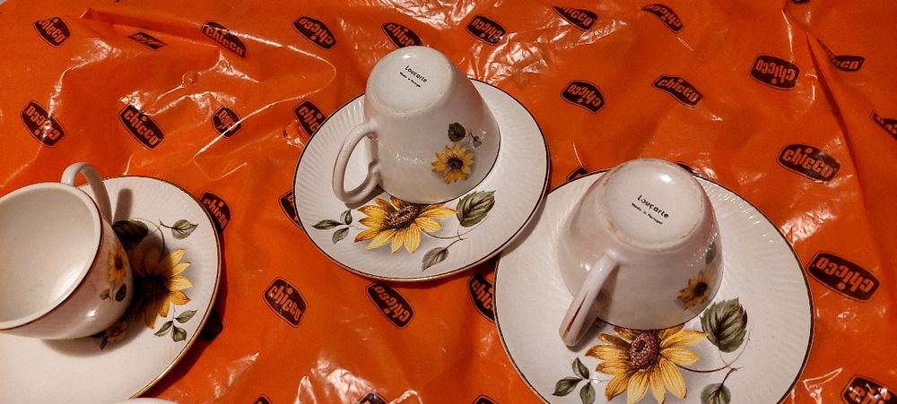 Louçeiro,chavenas,buls.6 peças