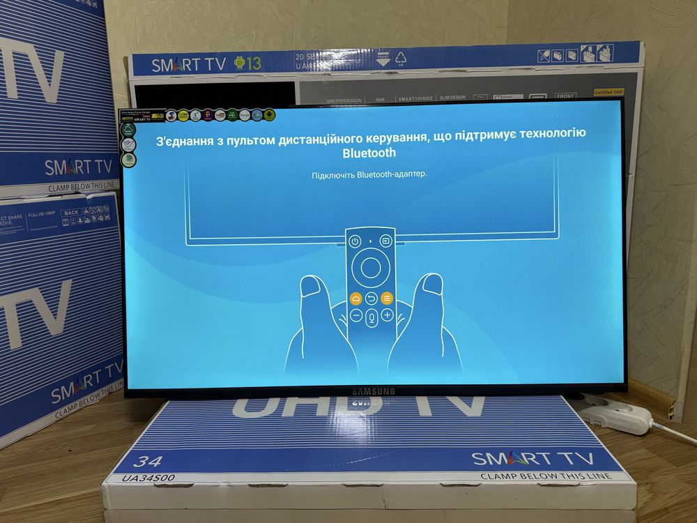 •НОВІ • Телевізор Smart TV Samsung 45 дюймов Wi-Fi, T2