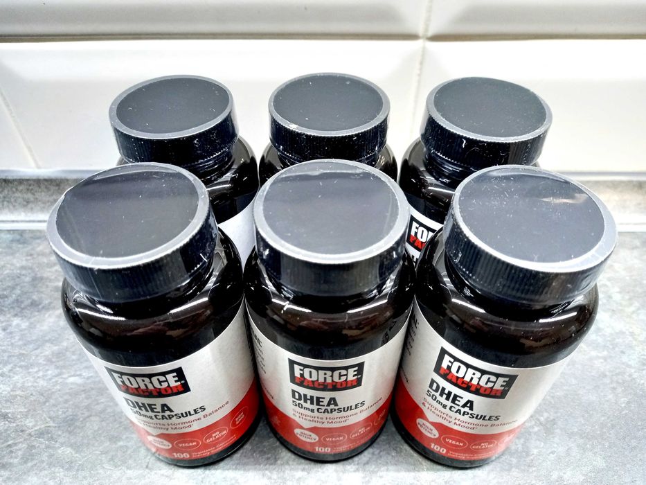 Force Factor, DHEA 50 мг (100 капс.), ДГЭА, дегидроэпиандростерон ДГЕА