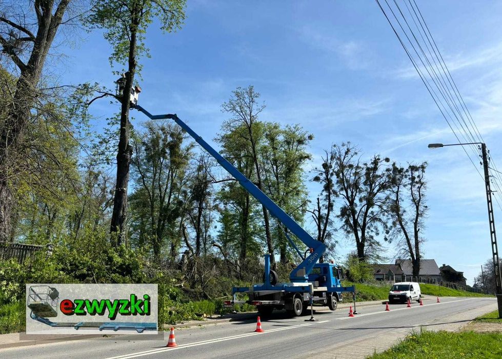 Zwyżka wynajem z operatorem lub bez podnośnik koszowy zwyżka nożycowa