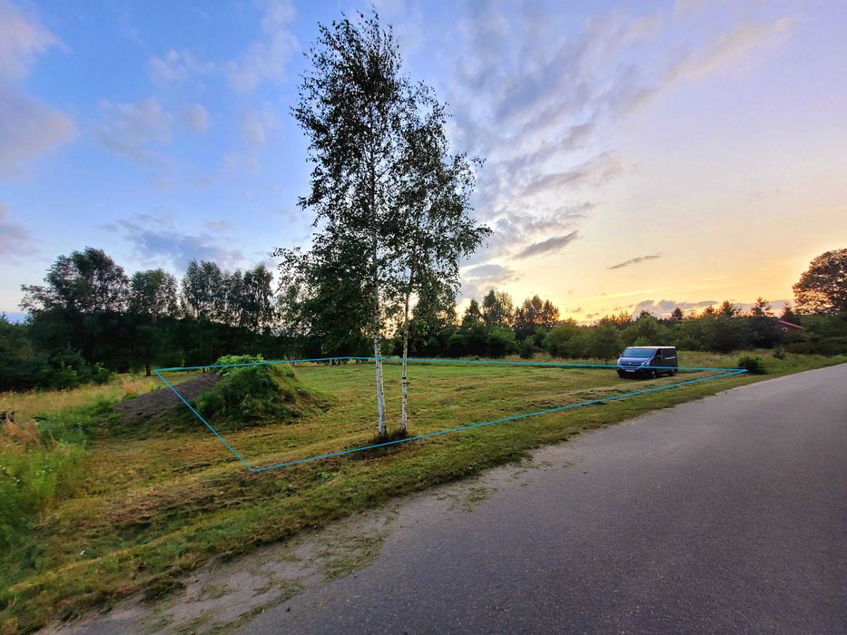 Urokliwa działka/Ruś Mała/gm.Ostróda,blisko jeziora,uzbrojona w media.