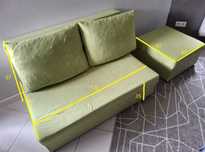 Mała sofa (bez pufy) - zielona
