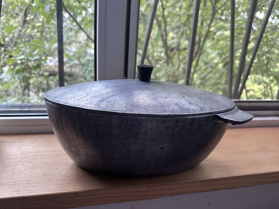 Гусятниця утятниця алюмінієва з кришкою