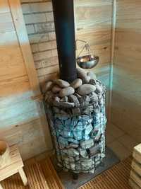 Piec do sauny opalany drewnem Ekonomiczna sauna Nagranie w opisie