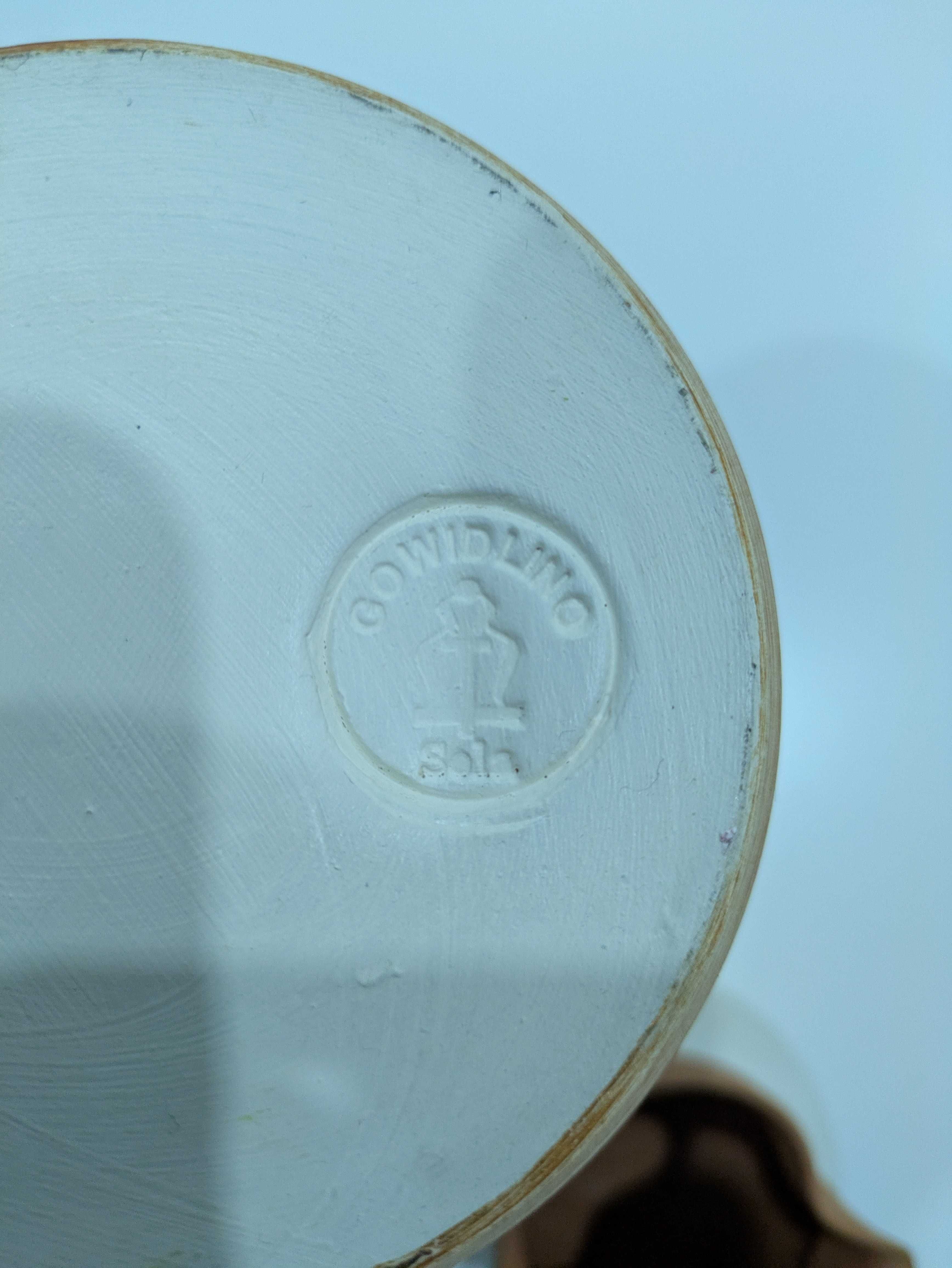 Ręcznie malowane kaszubskie dzbanki ceramiczne – komplet 2 sztuki