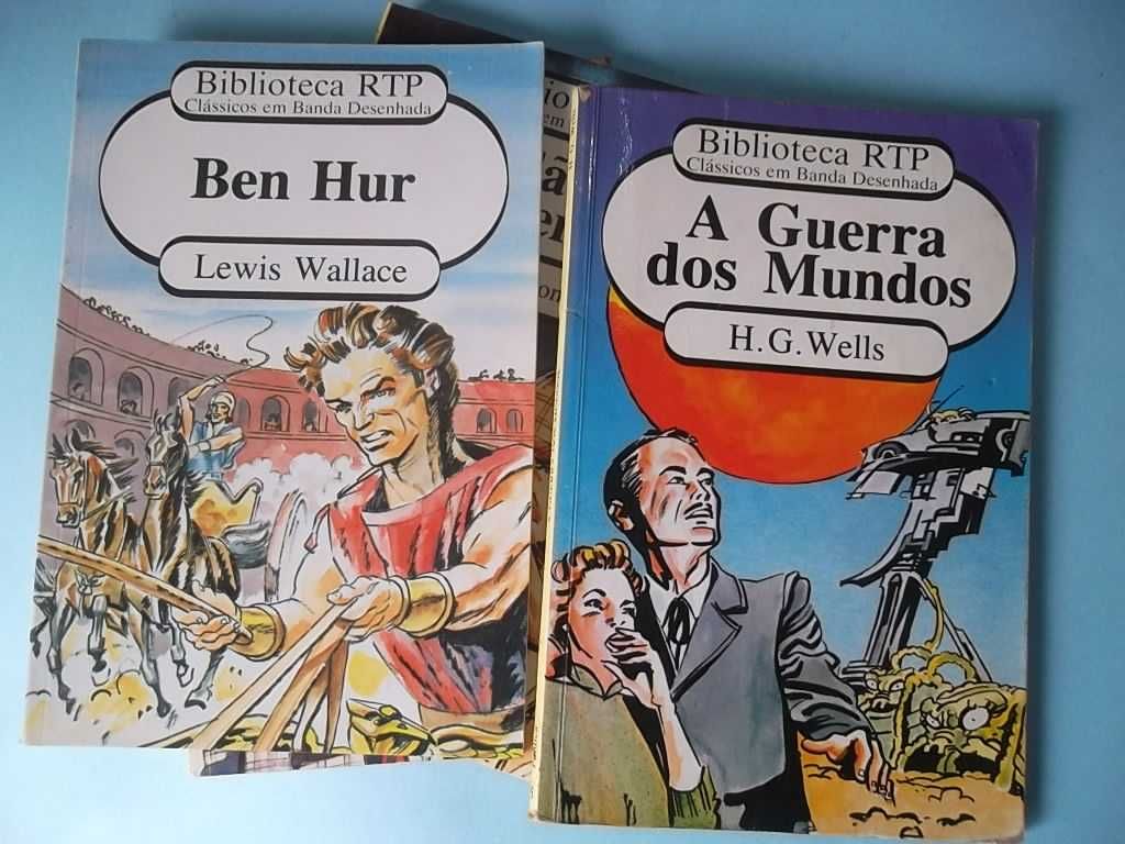 Biblioteca RTP Clássicos em Banda Desenhada (4 volumes)