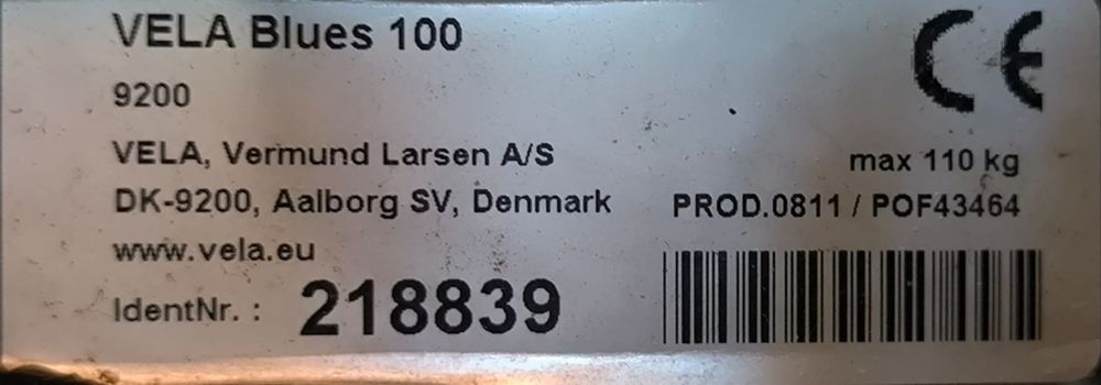 Wózek elektryczny, sterowany Vela Blues 100