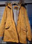 Piekna musztardowa parka r. XL