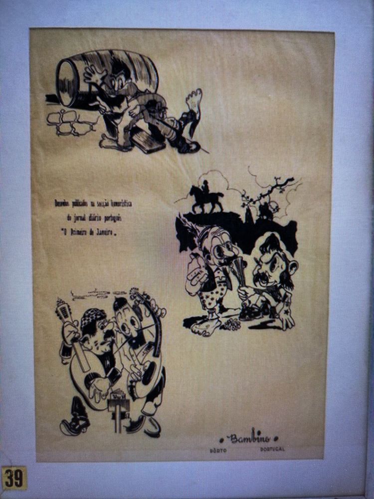 Desenho original Assinado Bambino