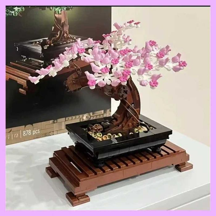 Zestaw Drzewko Bonsai 878 elementów Kompatybilne z LEGO Botanic 10281
