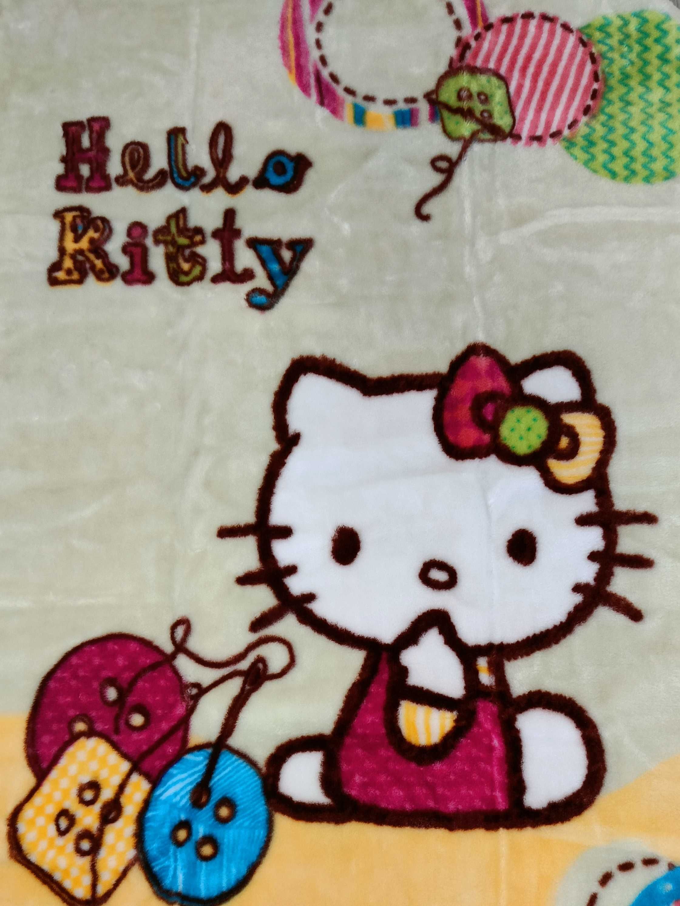 Koc akrylowy Hello Kitty rozmiar 80x110 cm