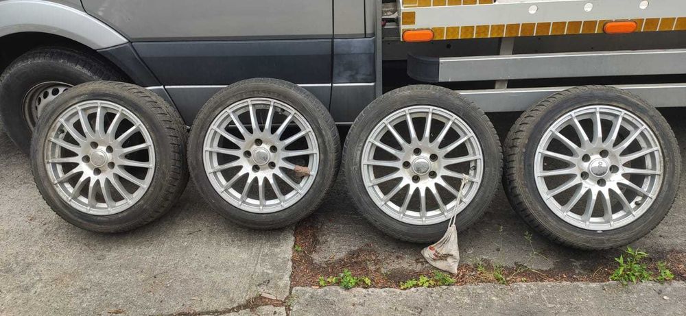 Alu laguna 3 5x114,3 z zimą Falken  215/50/17