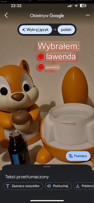 Dyfuzor zapachowy dōTERRA - wiewiórka
