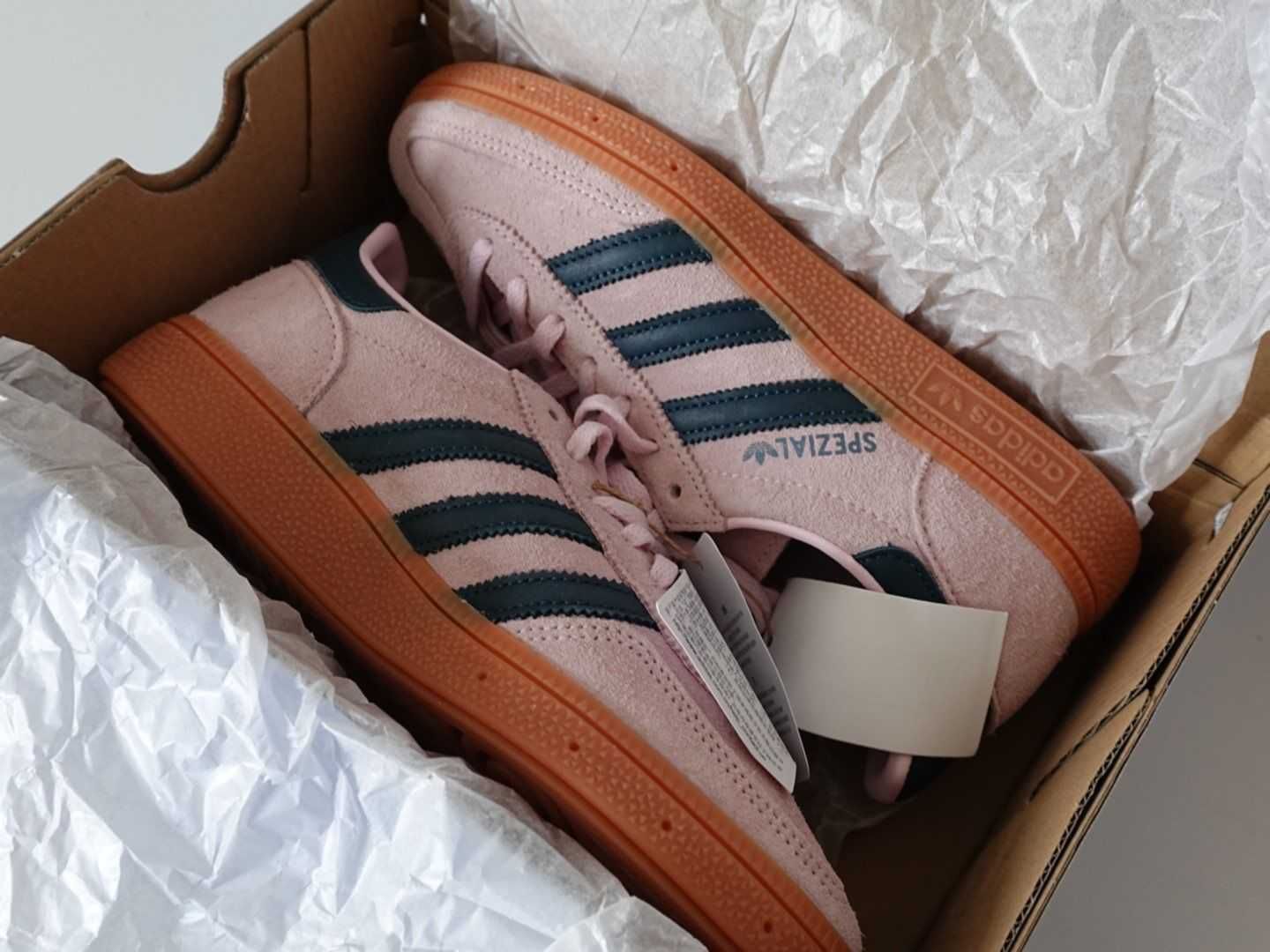 adidas Handball Spezial Clear Pink Arctic Night (Women's) 36.5