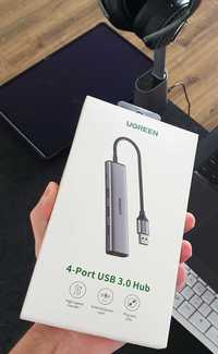 (НОВИЙ, гарантія Comfy) Хаб USB UGREEN CM473 USB 3.0 to 4-USB 3.0 Hub