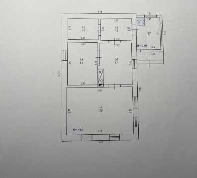 Будинок з ділянкою 15 соток, 2 кімнати 55кв.м., с.Ковалівка