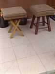 Taborety drewniane PRL