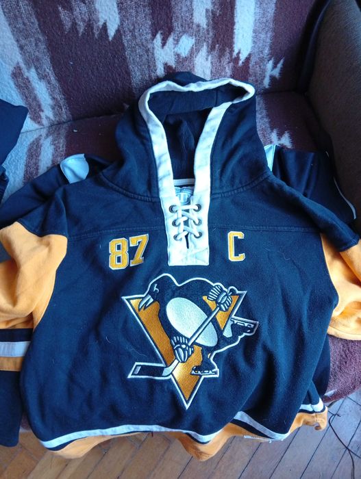 Bluza z kapturem Pittsburgu Crosby Koszulka NHL