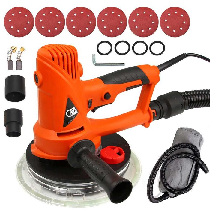 Szlifierka do Gipsu Gładzi Tynku 180mm Cata Led+ Papier