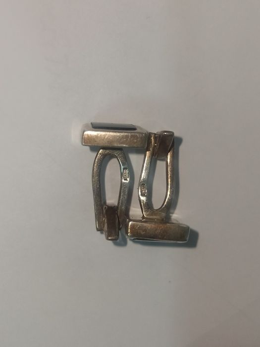 Запонки серебро 875" вес 11,83гр.